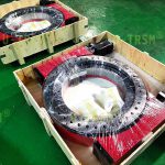 為特種車輛定制的WEA28-2雙蝸桿回轉驅動