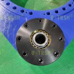 配備漸開線花鍵傳動軸的精密型直齒回轉驅動